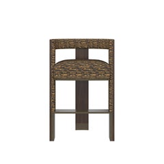21st Century Brooklyn Bar Stool Black Ashwood Handmade in Portugal by Porus