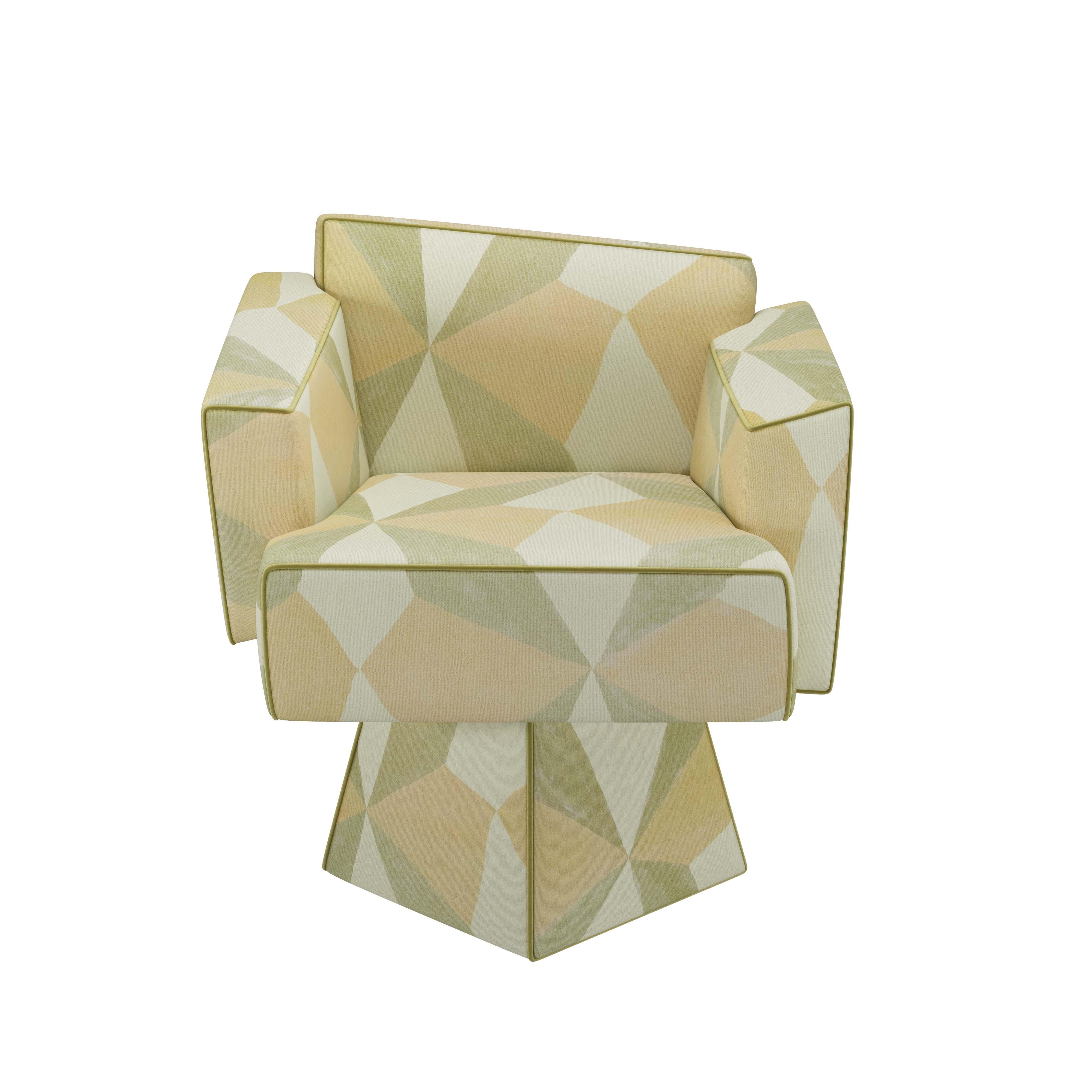 Bruto. Brutale. Brutale. Ti presentiamo Bru Tel, una sedia da pranzo non convenzionale che combina audacemente forme geometriche distorte, invitandoti a reimmaginare il design degli interni. Con la sua sorprendente silhouette di ispirazione