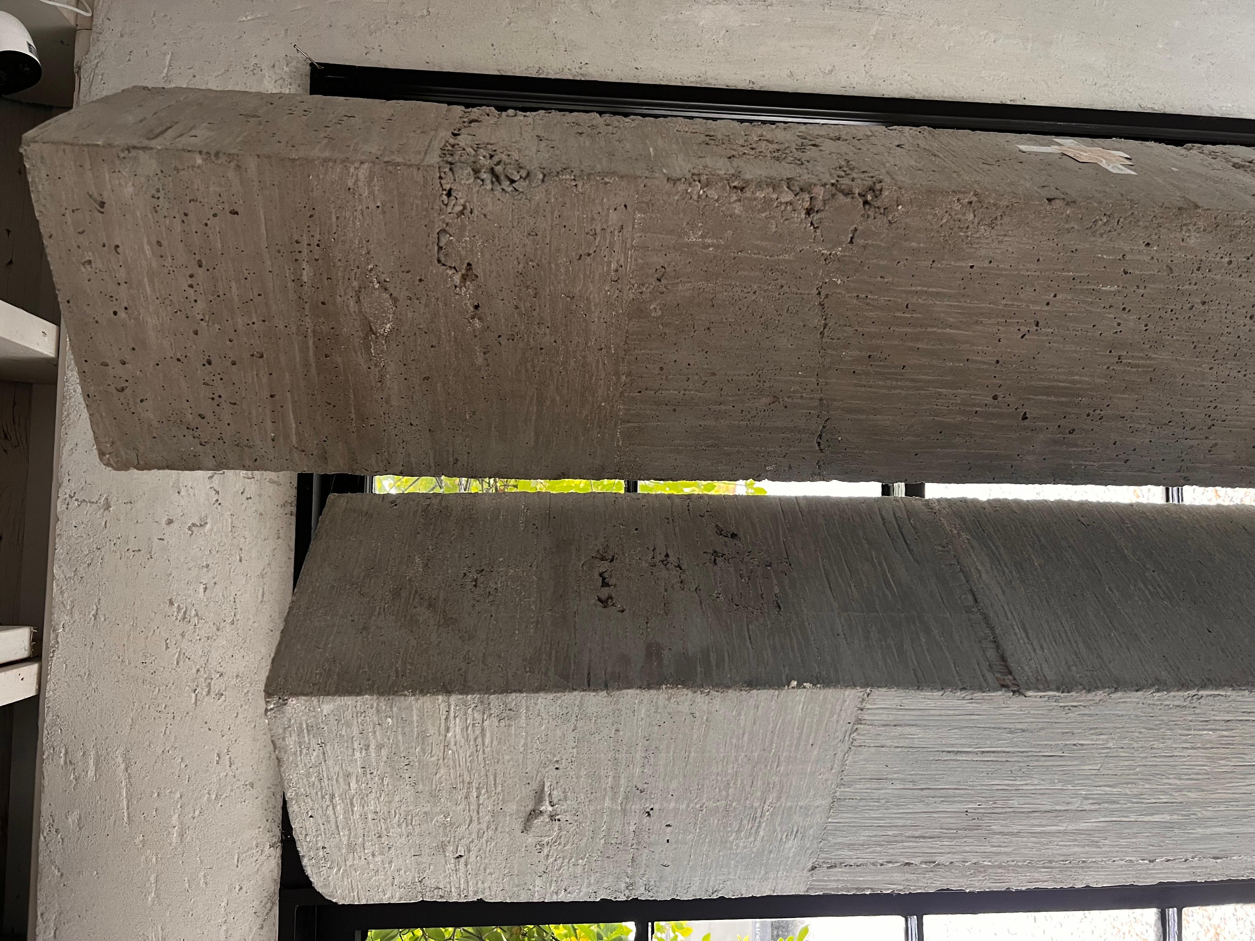 21st Century Brutalist Concrete Sculpture -The Space Between by Eric Slayton In Excellent Condition For Sale In Chicago, IL