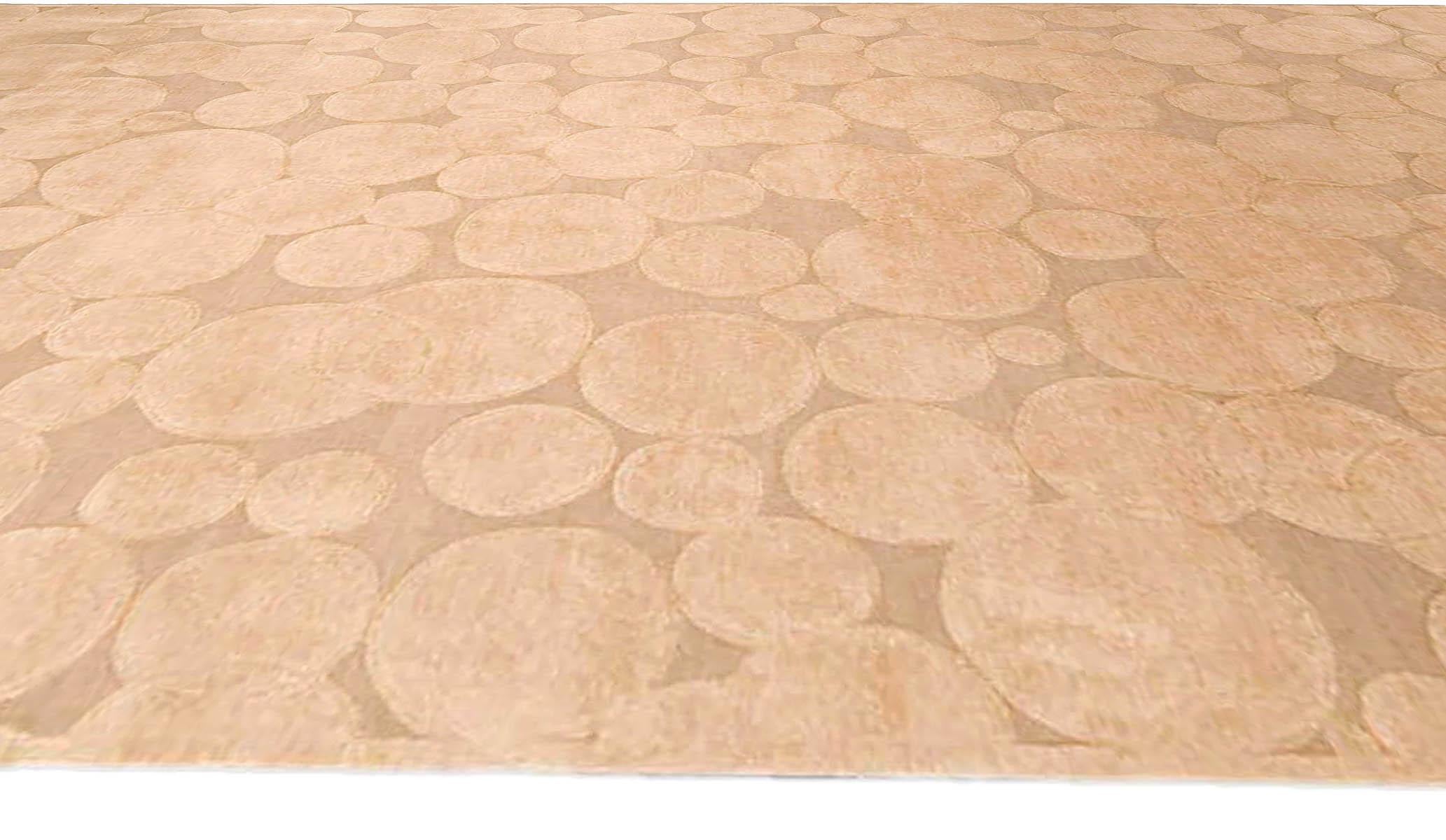 Nepalese Tappeto Doris Leslie Blau Collection con design moderno a bolle di Alan Wanzanberg in vendita