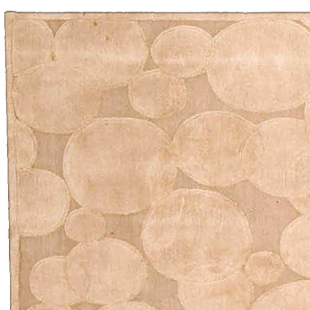 Hand-Knotted Doris Leslie Blau Collection Modern Bubble Design Rug by Alan Wanzanberg For Sale