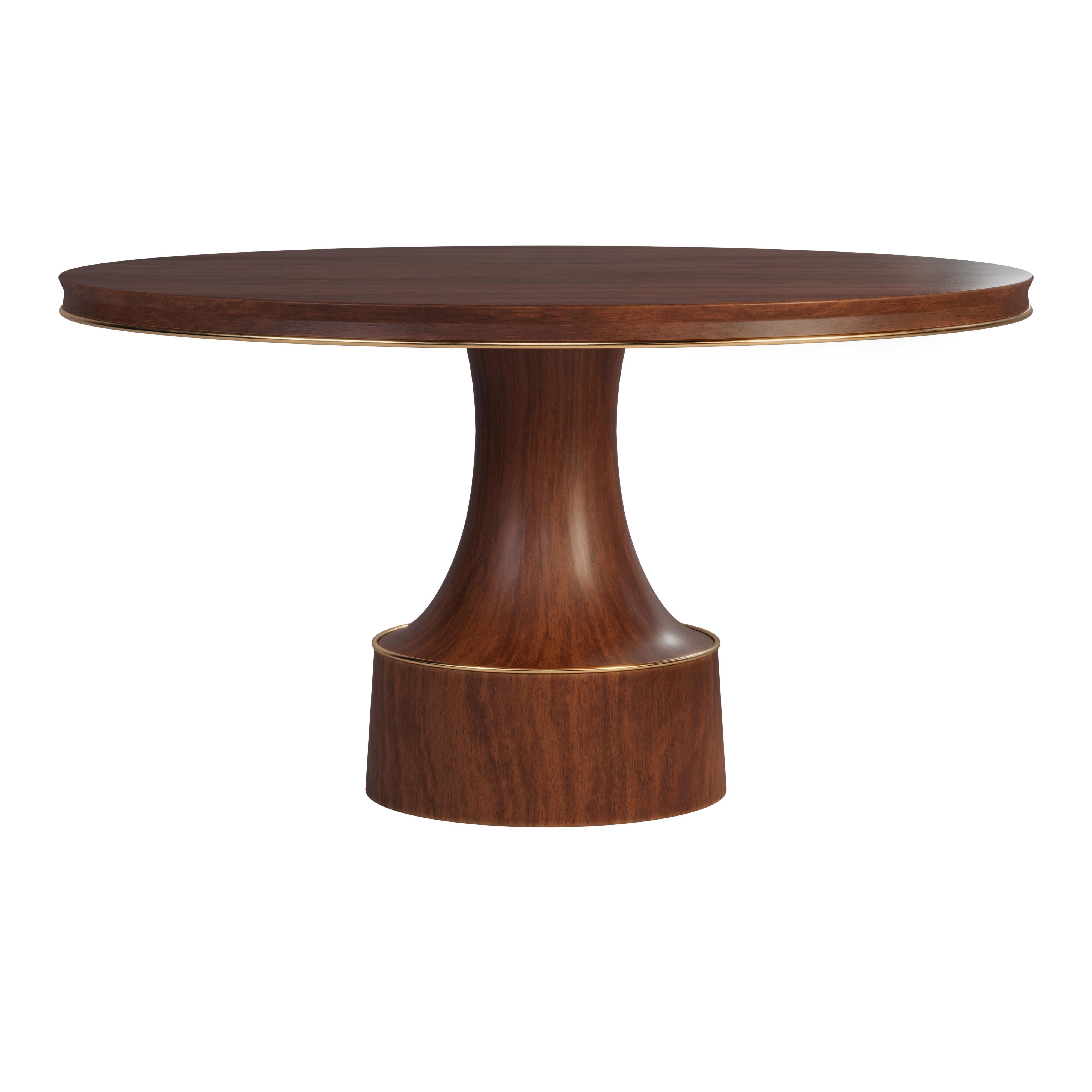 XXIe siècle et contemporain Table de salle à manger Buck du 21ème siècle en Wood Wood Made in Portugal par Porus Studio en vente