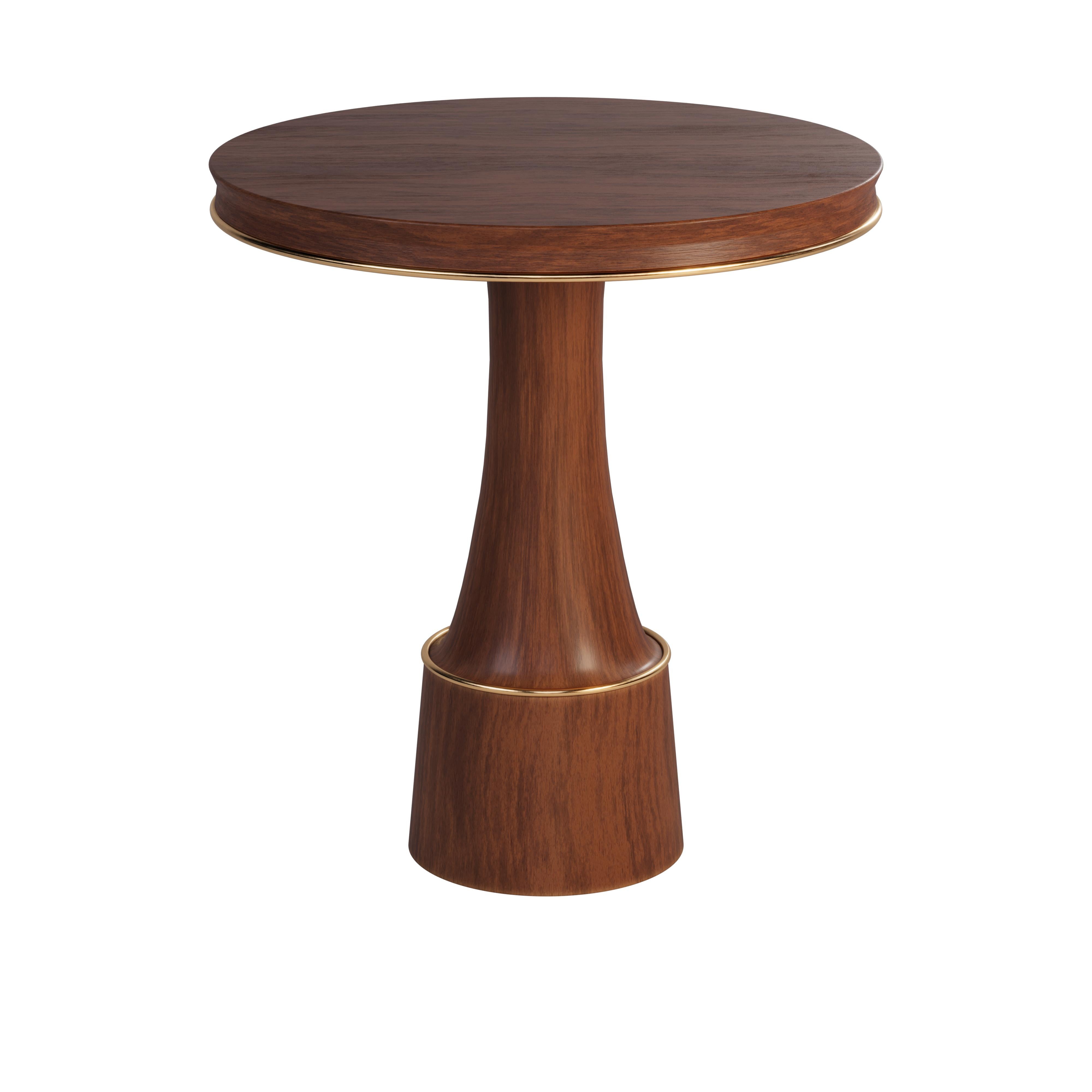 Varnished 21st Century Buck II Dining Table Walnut Wood For Sale