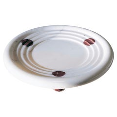 21st Century by A. Natalini "Piatto" Round Polychrome Marble Centerpiece