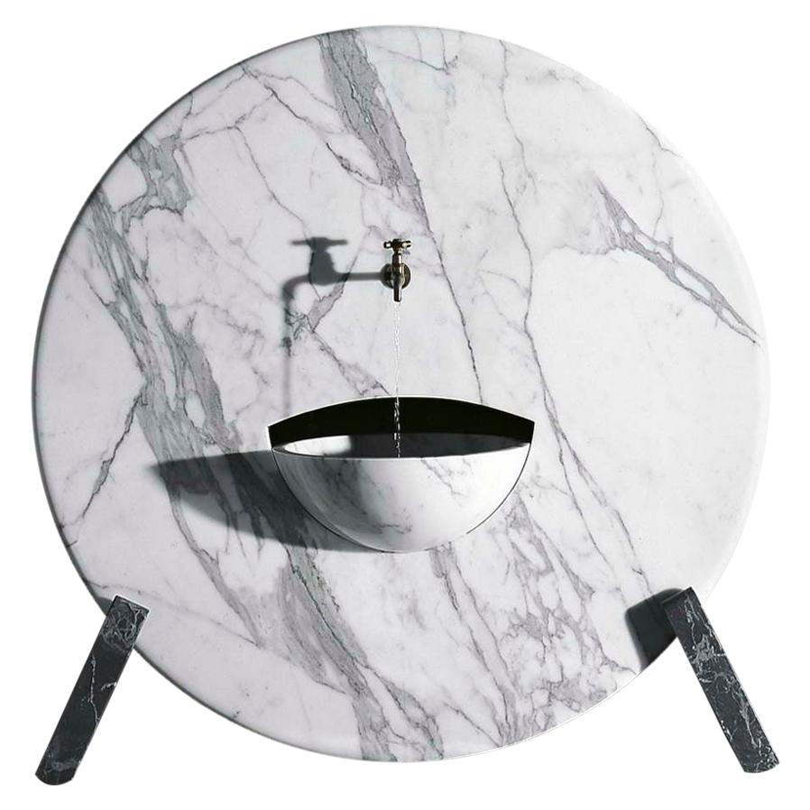 21st Century by Achille Castiglioni "FONTANA" Marble Fontain Garden Outdoor  For Sale