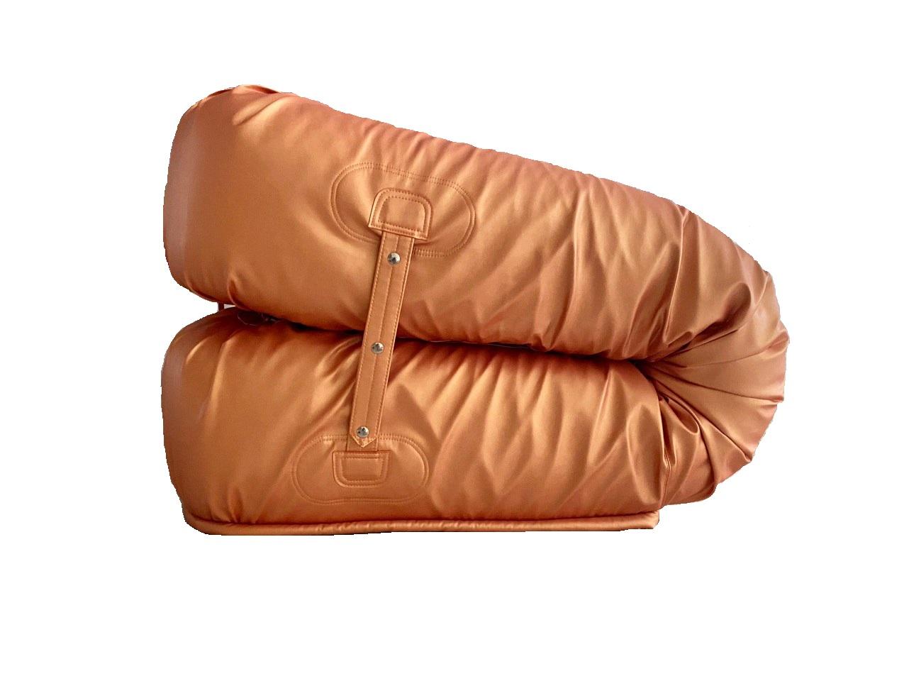copper color couch