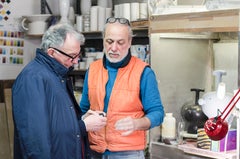 21st Century by Alessio Sarri Centrepiece Sculpture Ceramic Black