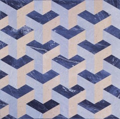 21st Century by A.Natalini "TRIEDRO" Italian Modular Marble Floor and Coating