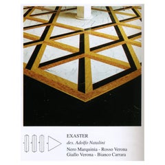 „EXATER“ Italienischer modularer Marmorboden und -beschichtung, 21. Jahrhundert von A.Natalini