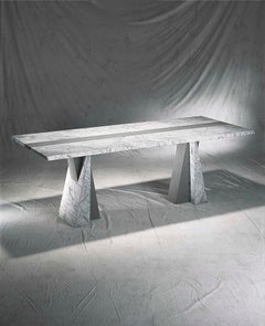 21st Century by Arch.K.Hacke Marble Table/Consolle in P.Serena & B.Pennsylvania