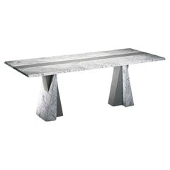 21st Century by Arch.K.Hacke Marble Table/Consolle in P.Serena & B.Pennsylvania