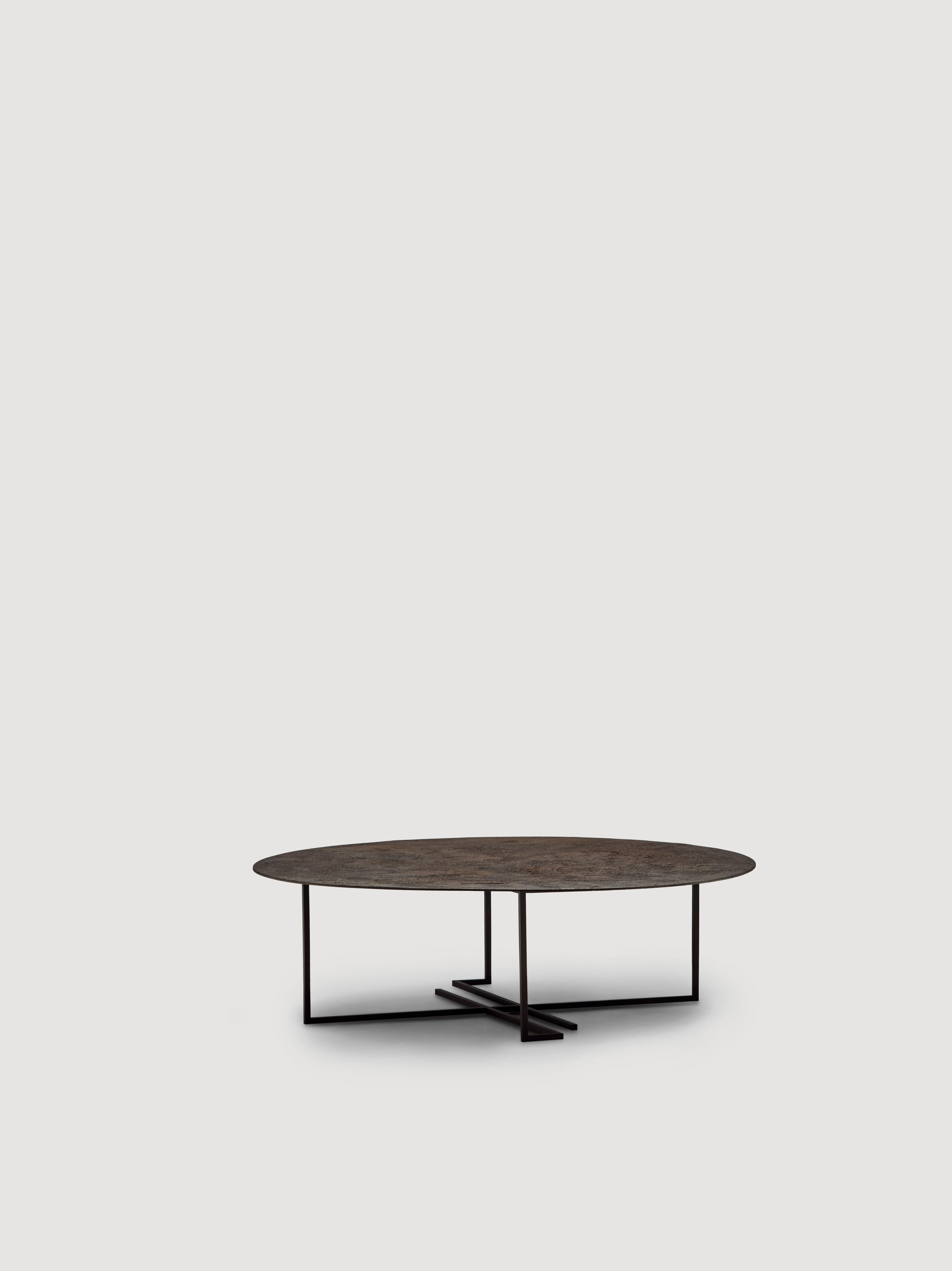 Post-Modern 21st Century by Ce Studio Coffee Table Steel Artisan Finish Custom For Sale