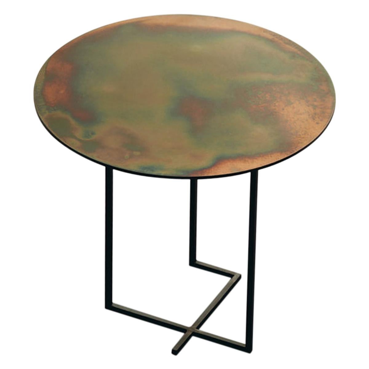 21st Century by Ce Studio Coffee Table Steel Artisan Finish Custom For Sale