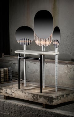 LITHEA/Teodora dressing table di Elena Salmistraro Pietra naturale bianca