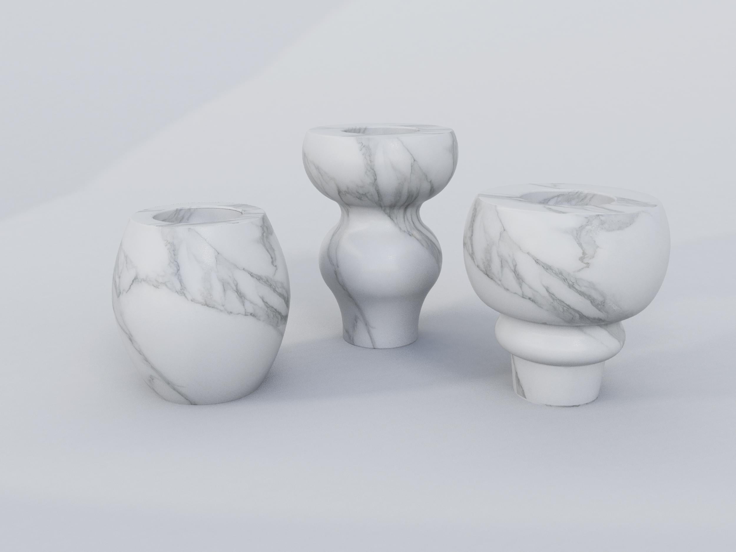Marble Egg Cup designed by Feix & Merlin.

Size: Diameter cm 9 x 7 height
Materials: White Carrara
Designed by: Feix & Merlin.