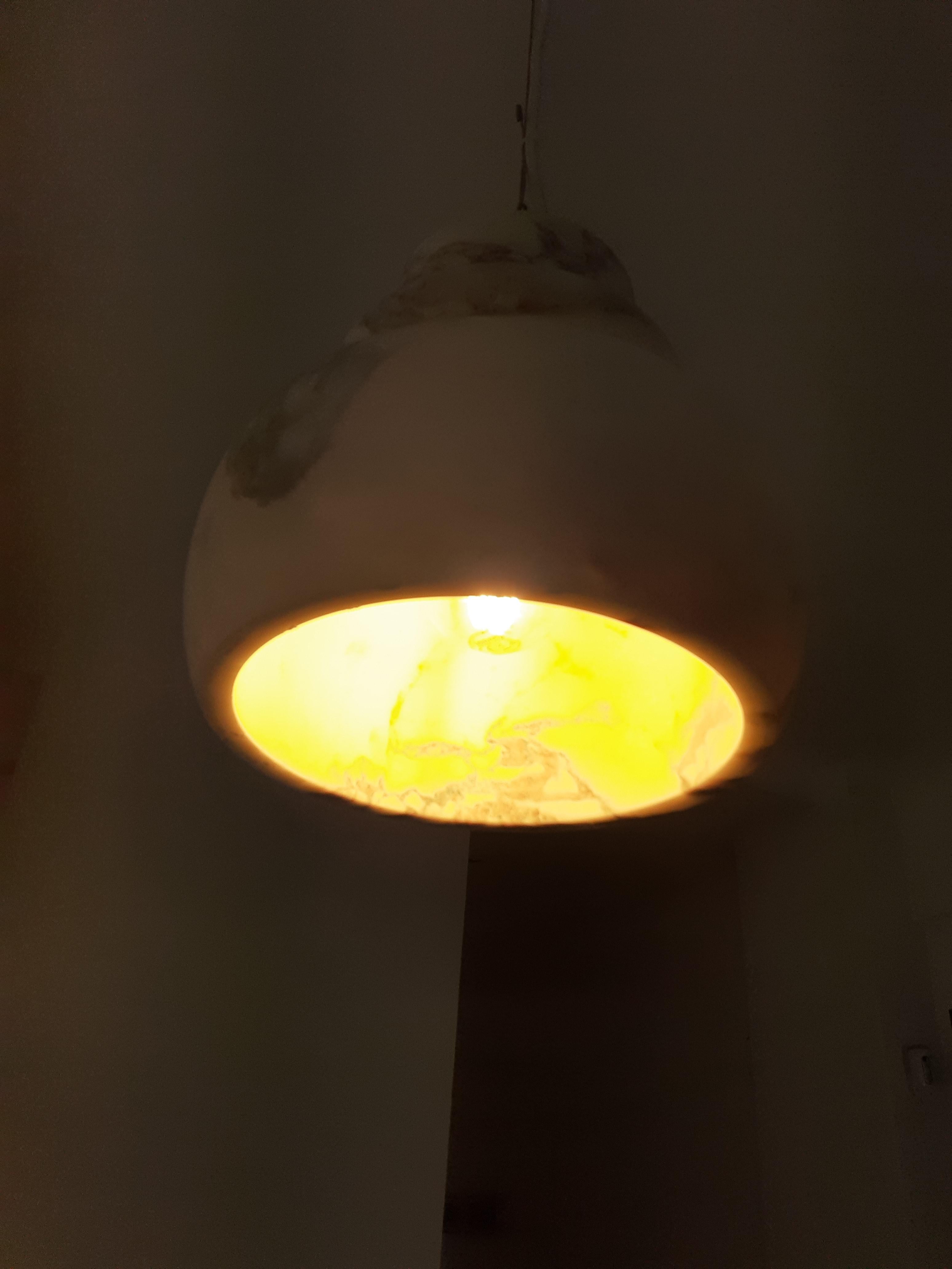 21st Century by Feix & Merlin Wentworth Marble Pendant Lamp Light in Calacatta In New Condition For Sale In massa, IT