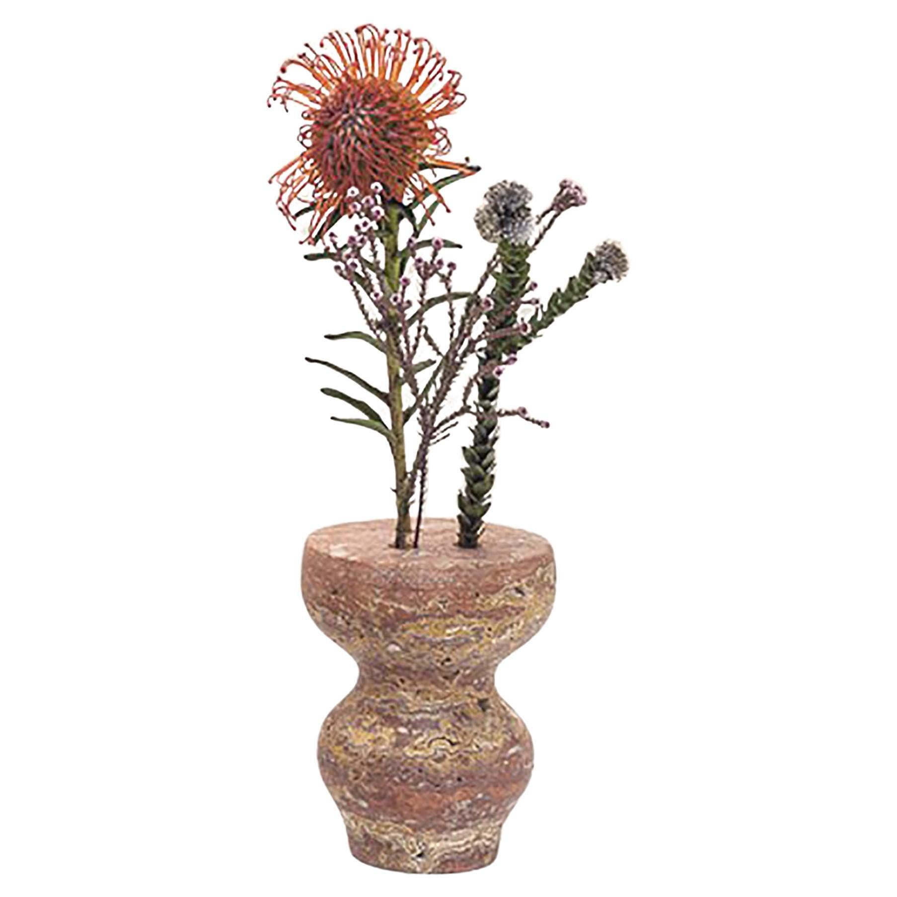 Vase en marbre "DORCHESTER SUPER MICRO" pour Ikebana du 21ème siècle par Feix & Merlin