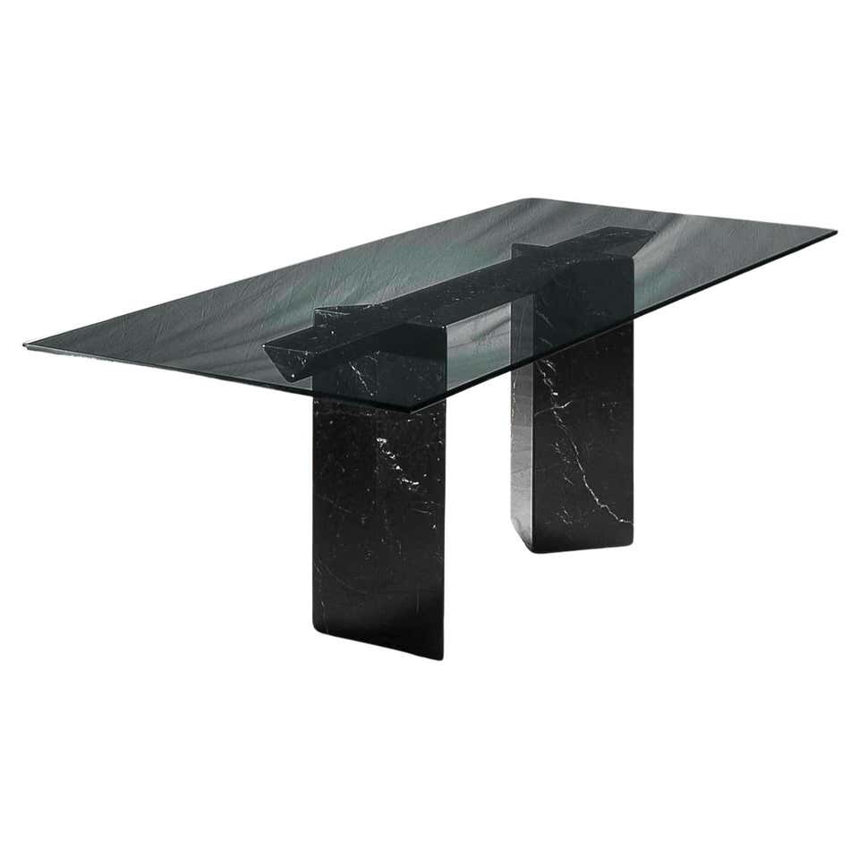 Modern Windy Calacatta Marble Dining Table, Handmade in Portugal by ...
