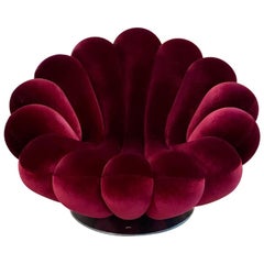 Anemone Armchair Velvet by G. Zema for Giovannetti Collezioni New Made to Order