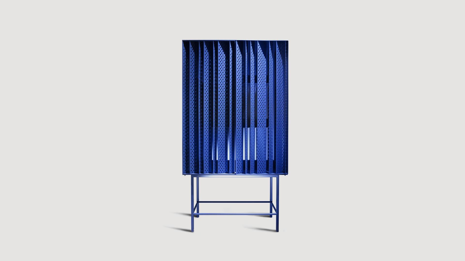 Post-Modern 21st Century by Marta Laudani e Marco Romanelli Cabinet Steel Artisan Custom For Sale