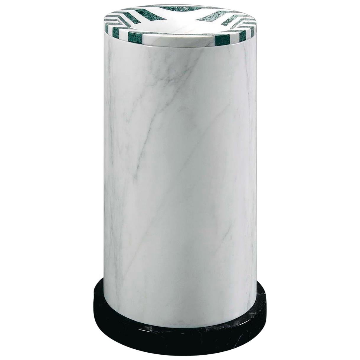 21st Century by Martine Bedin Marble Column Consolle Bathroom Washbasin