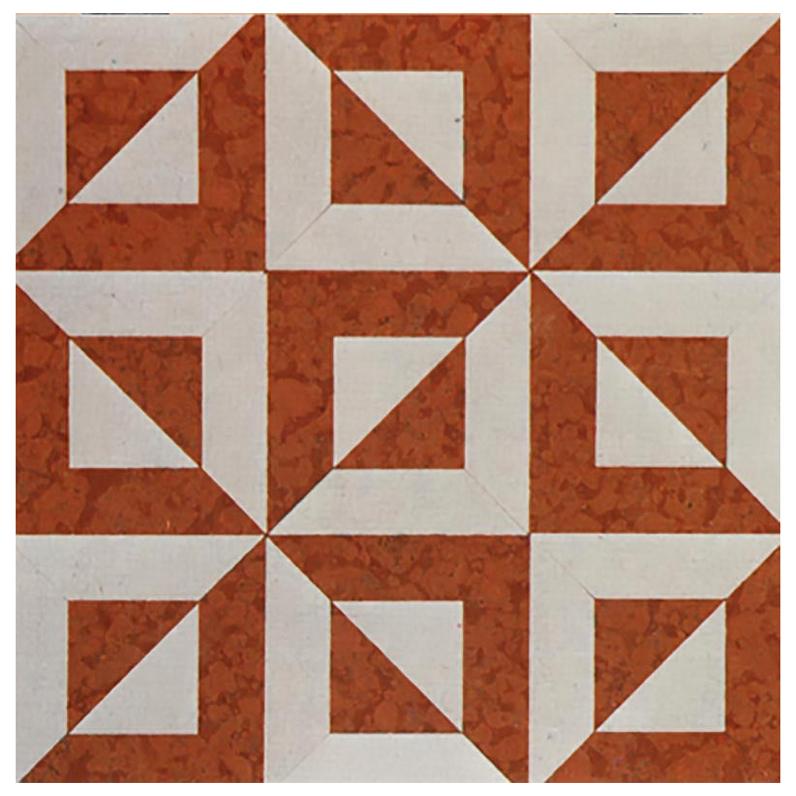 21st Century by M. De Lucchi Italienischer polychromer modularer Marmorboden und Beschichtung