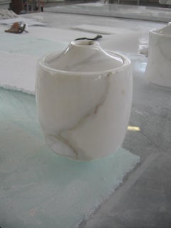 21st Century by M.de Lucchi & P.Nigro "PORTASALI A "Marble Salt Holder