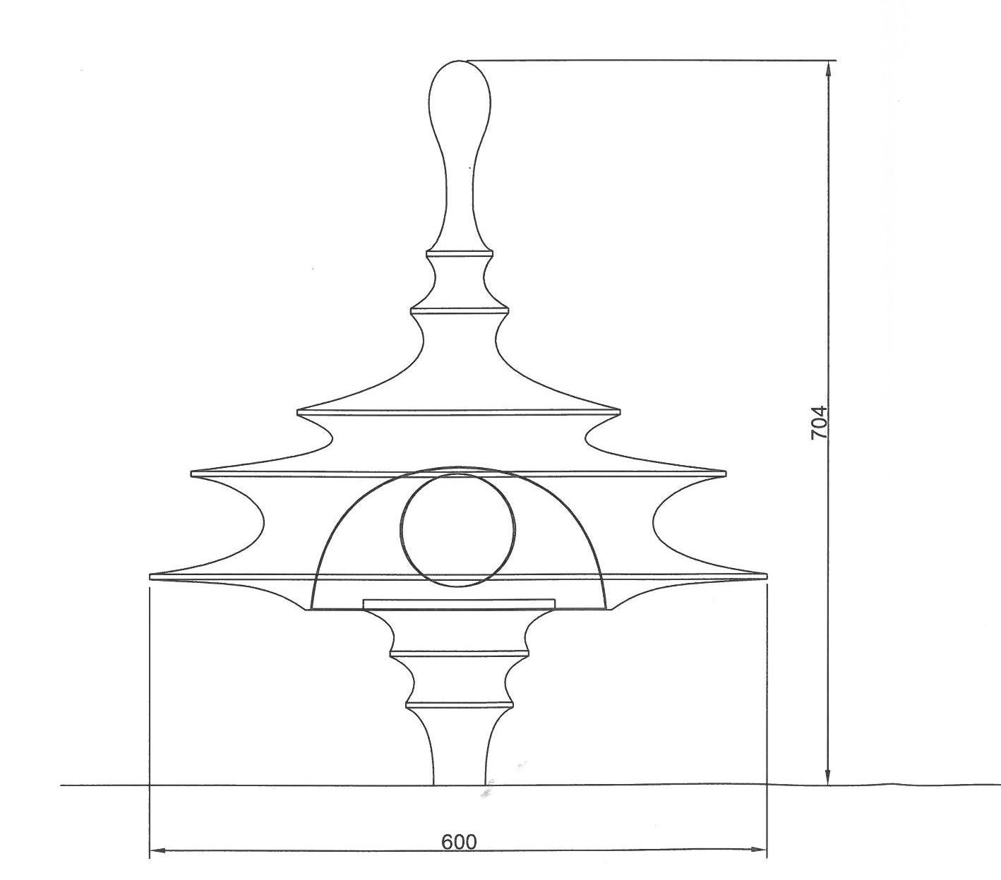 Spinning Top-Lampe aus Gartenmarmor von Michele de Lucchi, 21. Jahrhundert (Italienisch) im Angebot