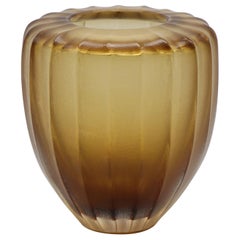 21st Century by Micheluzzi Glass Goccia Honey Vase Handmade Murano Glass