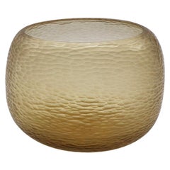 21st Century by Micheluzzi Glass Puffo Honey Vase Handmade Murano Glass