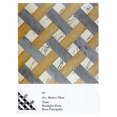 21st Century by M.Thun "07" Italian Polichrome Modular Marble Floor and Coating
