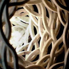 Hängeleuchte „Annika“ aus weißem Carrara-Marmor von Paolo Ullian, 21. Jahrhundert