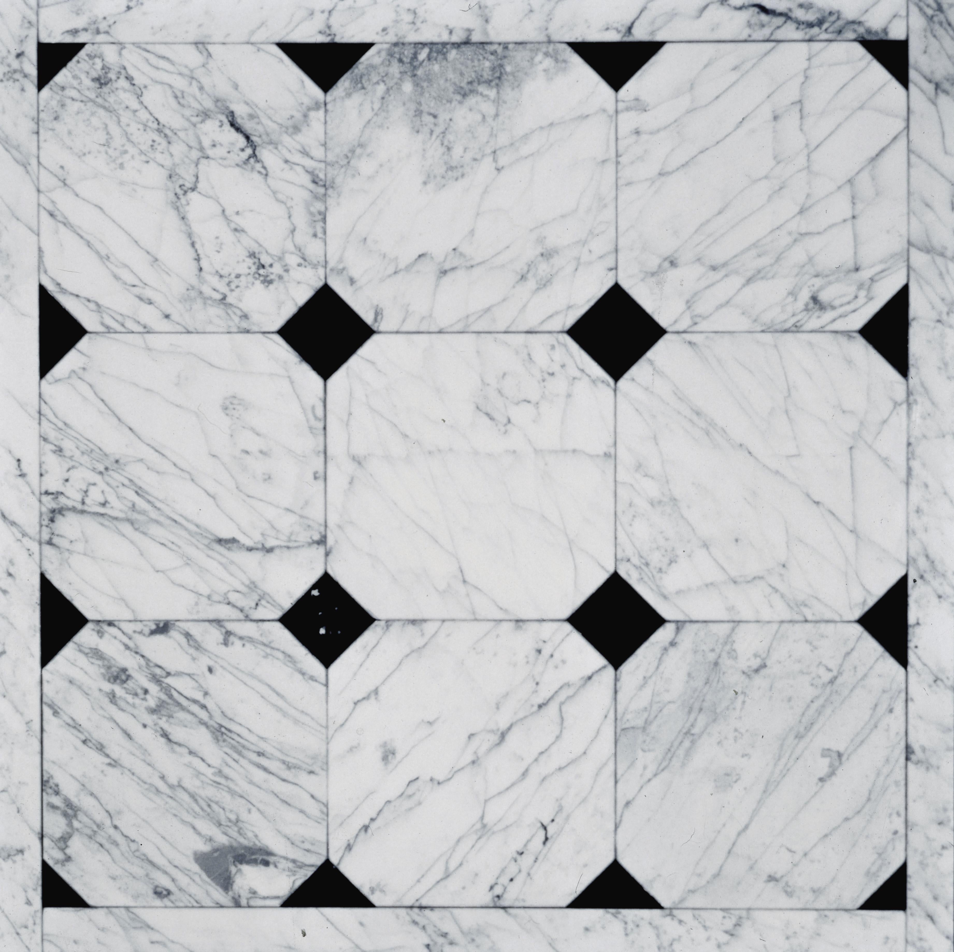 The price is per square meter.
Name: DA1
Materials: Bianco Pennsylvania, Nero Marquina
Size : Cm 40X40 - 7 X 7
Thickness: cm 2
KG/MQ: Kg 54
Finishes: Polished
Designed by: Up & Up.

 