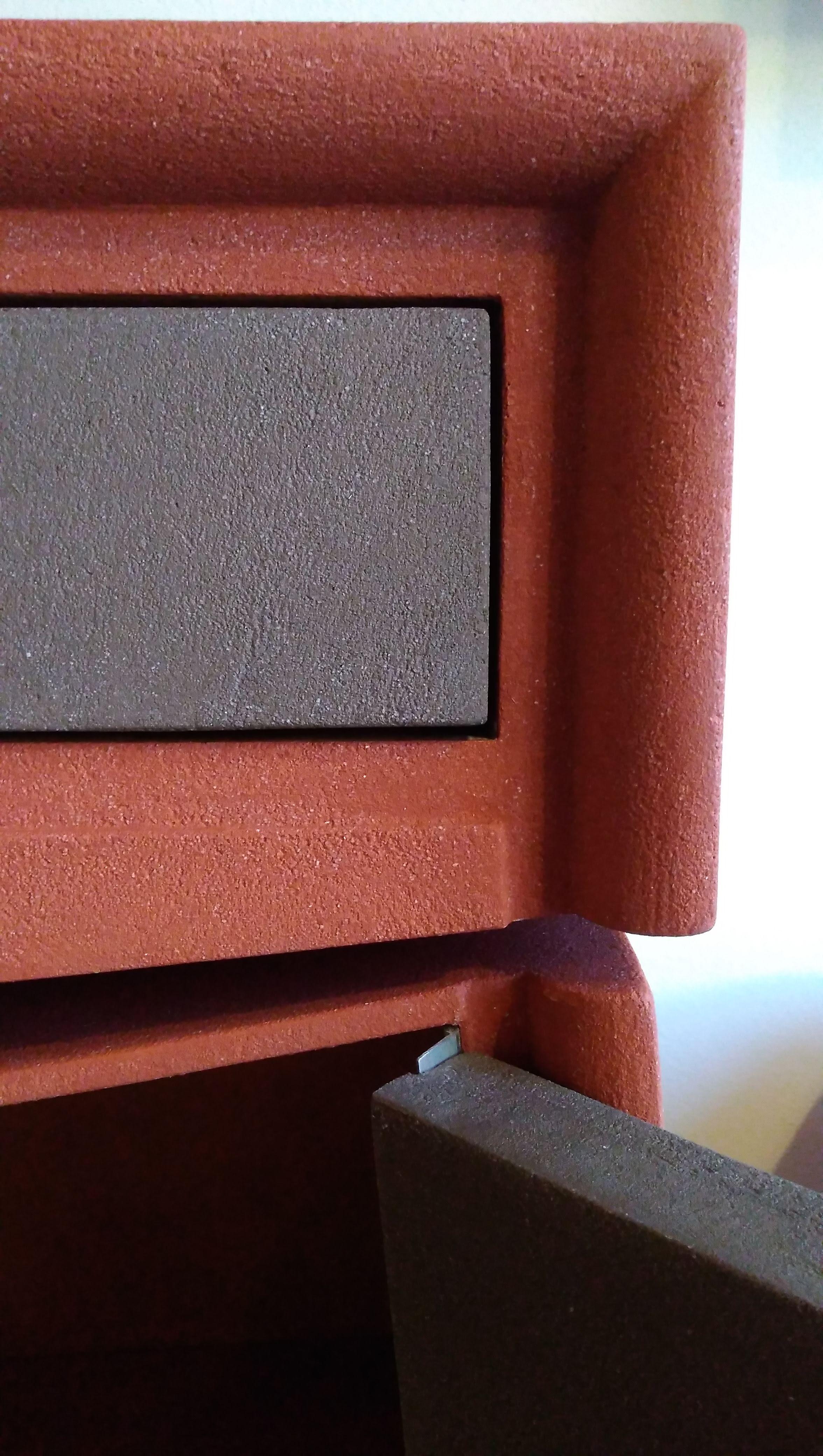21st Cent. Cabinet-Sculpture Italian Design Contemporary Copper Color Wood-Resin For Sale 4