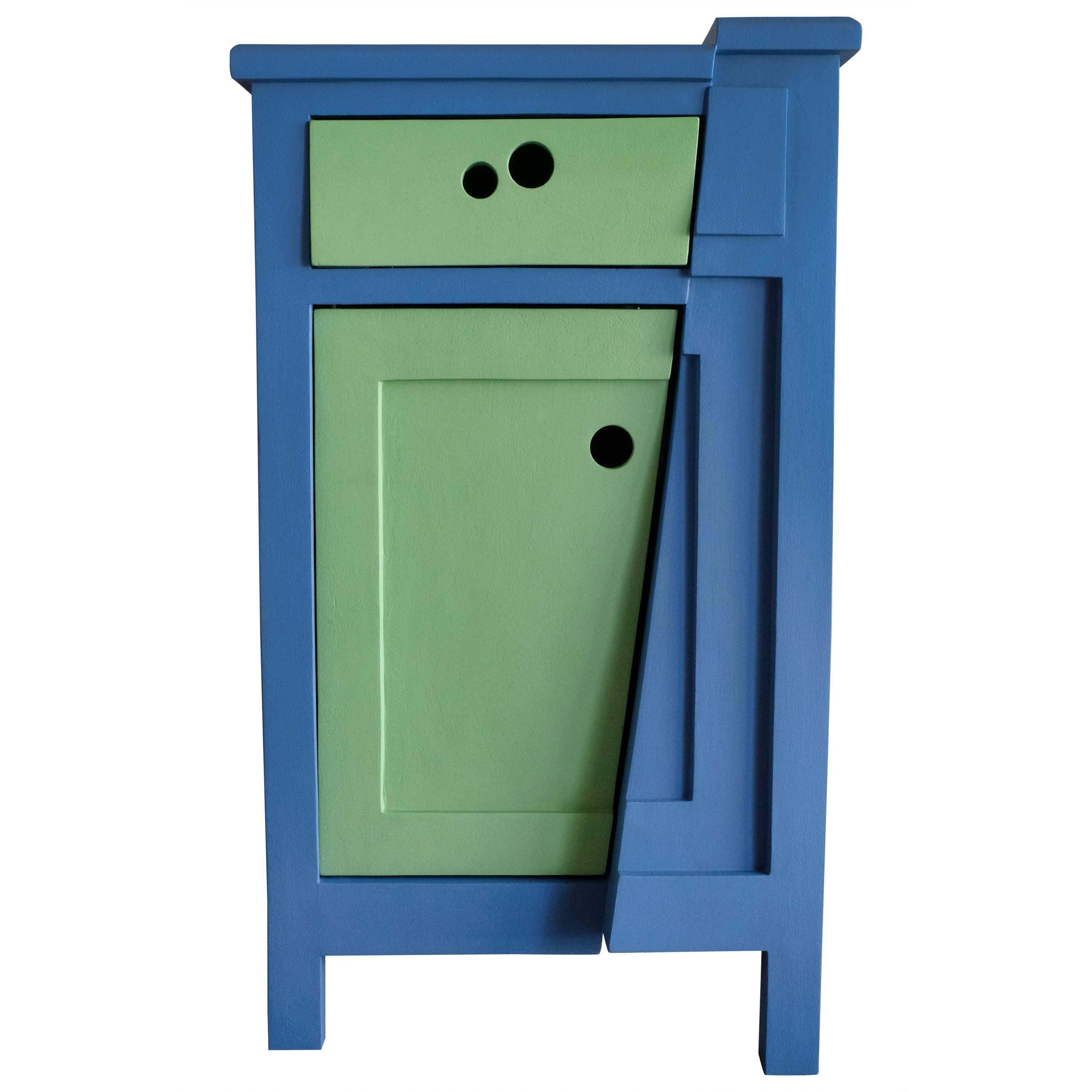 Cabinet Scultura del 21° secolo Design italiano contemporaneo in legno e resina