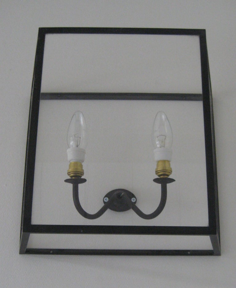 21st Century Candle Wall Light Brass Glass LED For Sale at 1stDibs