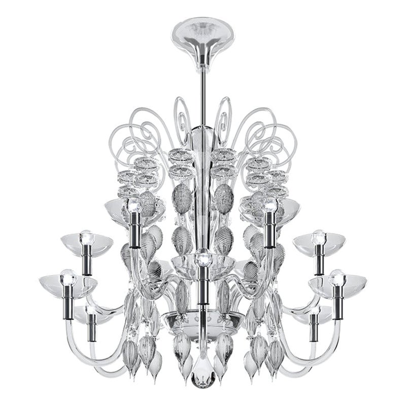 Lustres  8 lumires en cristal Carlo Scarpa 99.37, XXIe sicle