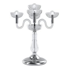 21st Century Carlo Scarpa 99.37 Small Table Lamp in Crystal Blown Glass