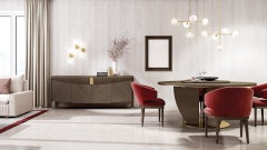 7310 Carpanese Home Italia Chair with Wooden Legs