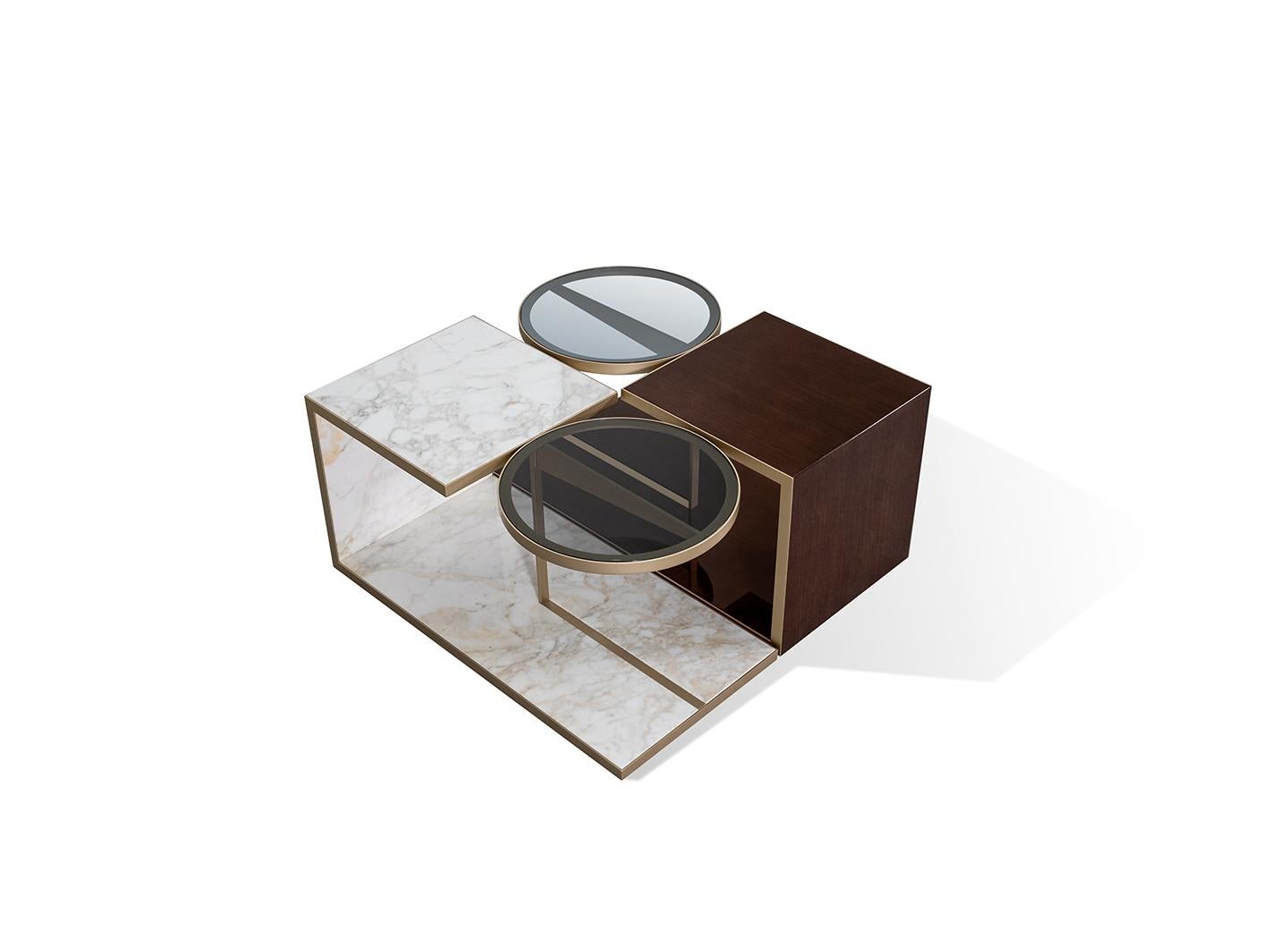 21st Century Carpanese Home Italia Coffee Table Modern, Alfred M For Sale 2
