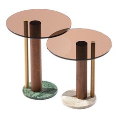 21st Century Carpanese Home Italia Coffee Table with Glass Top Modern, Athena H