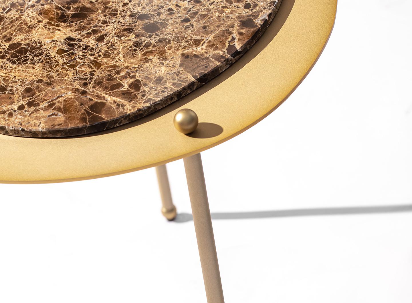 XXIe siècle et contemporain Table basse Carpanese Home Italia du 21e siècle avec marbre moderne, Island H en vente
