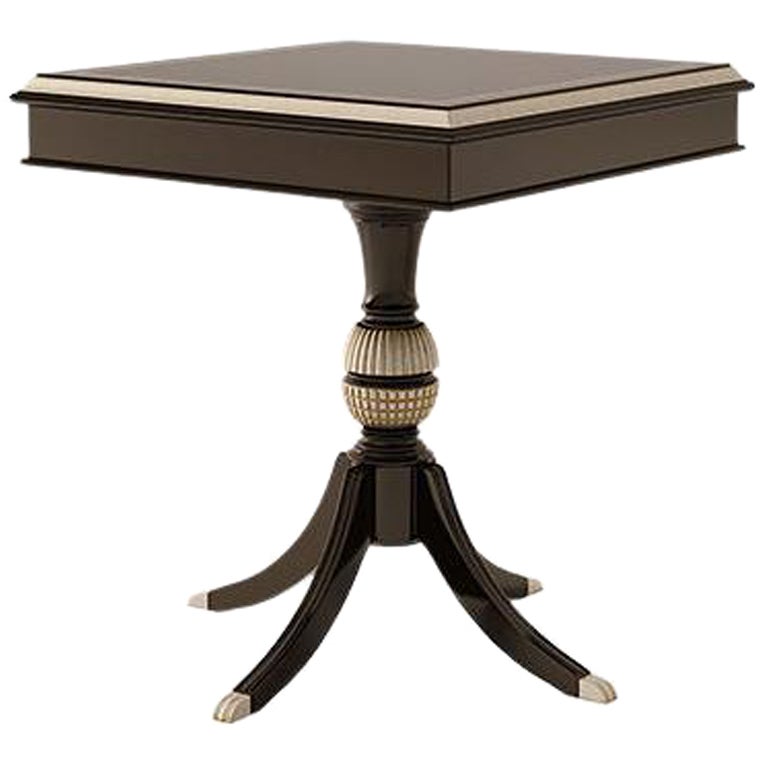 Table basse Carpanese Home Italia du 21e siècle avec bois néoclassique, 6313