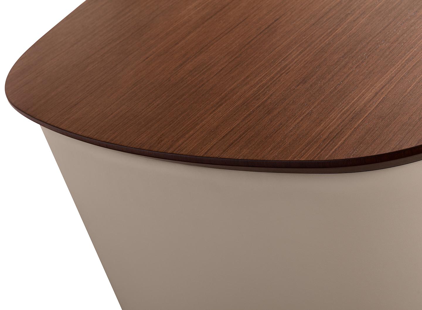 Italian 21st Century Carpanese Home Italia Desk with Leather Base Modern, Arthur XL For Sale