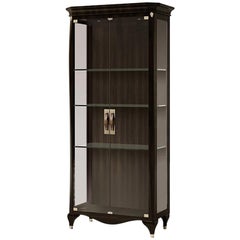 21° secolo Carpanese Home Italia Armadio in vetro con Wood Neoclassico, 6601