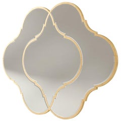 21st Century Carpanese Home Italia Mirror with Wooden Frame Neoclassic, 6384