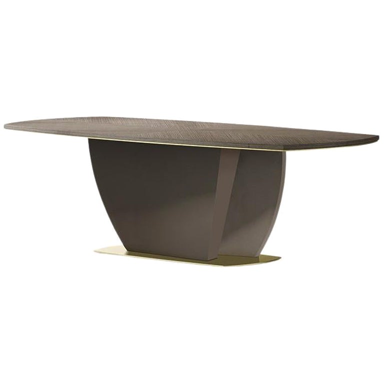 Siglo XXI Carpanese Home Italia Mesa con Base de Metal Moderna, 7315