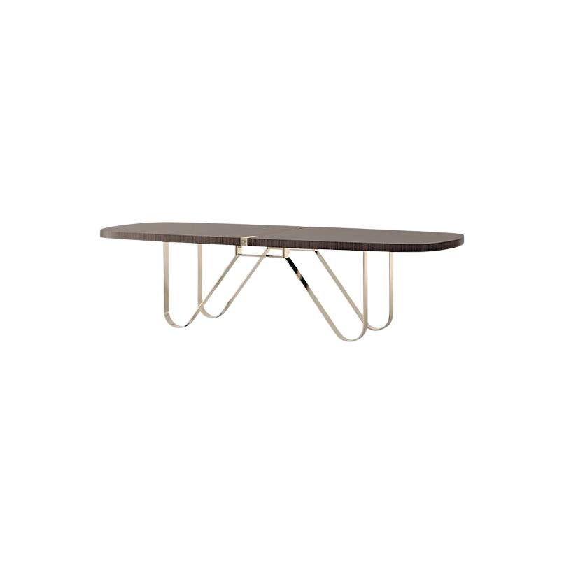 Siglo XXI Carpanese Home Italia Mesa con Base de Metal Moderna, 7955
