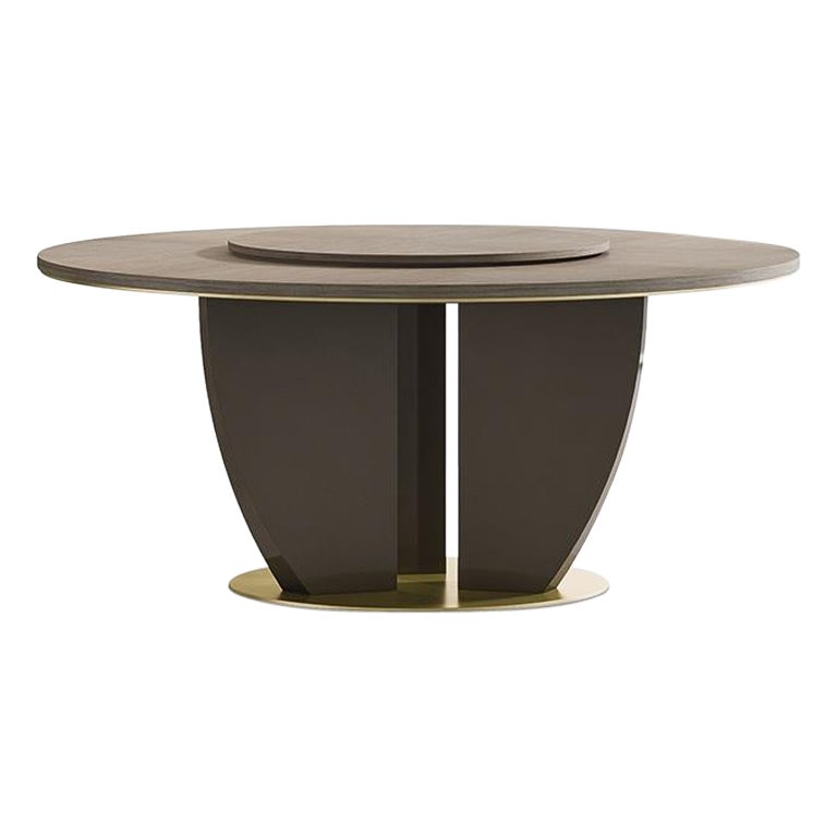 Siglo XXI Carpanese Home Italia Mesa con Base de Madera Moderna, 7306