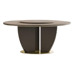 Siglo XXI Carpanese Home Italia Mesa con Base de Madera Moderna, 7306